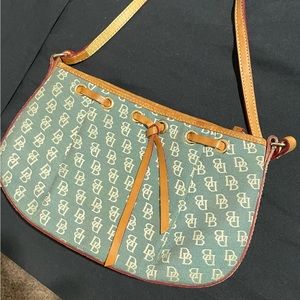 RARE Vintage Y2K Dooney & Bourke Monogram Shoulder Bag